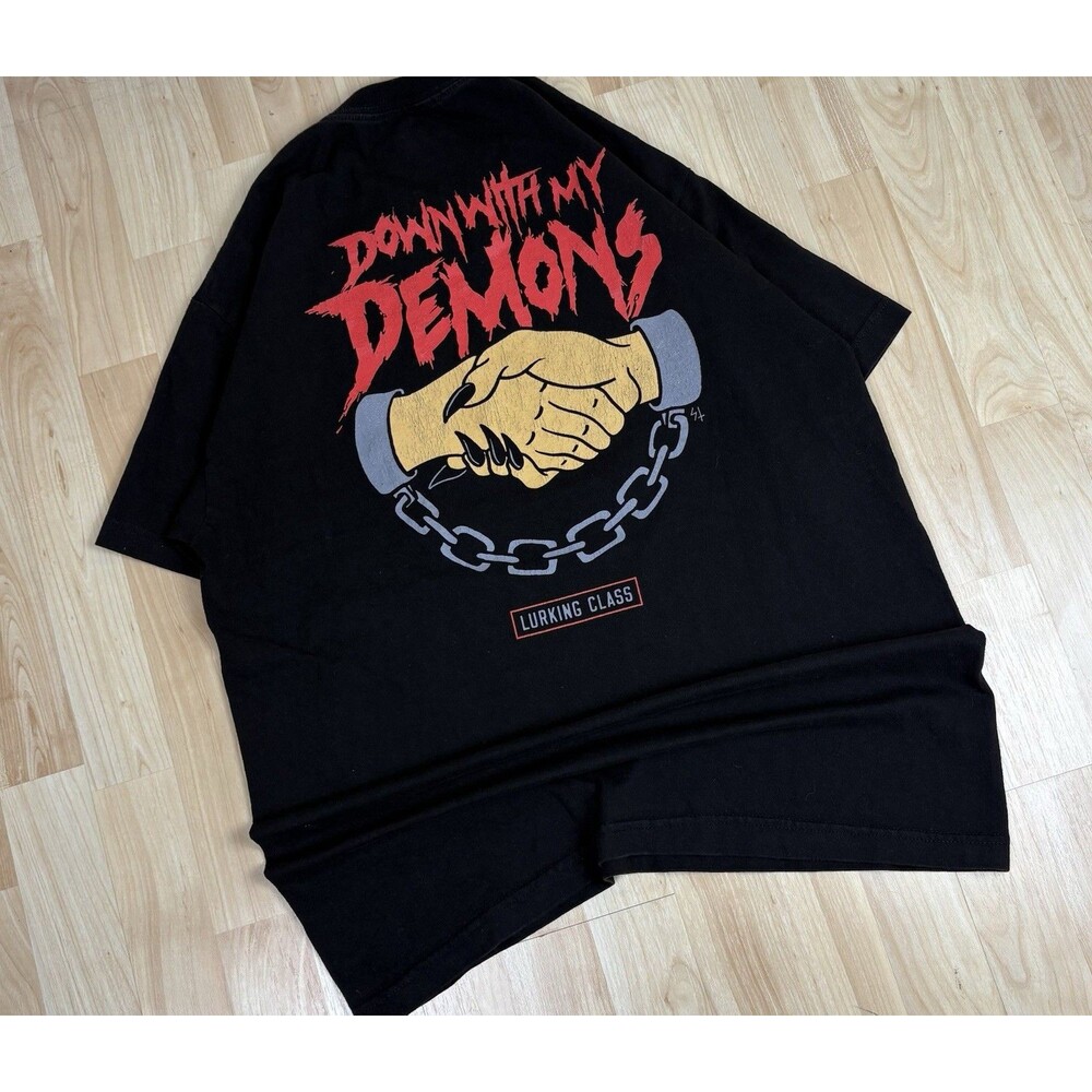 Lurking Class Graphic T-Shirt / Black / Size Large